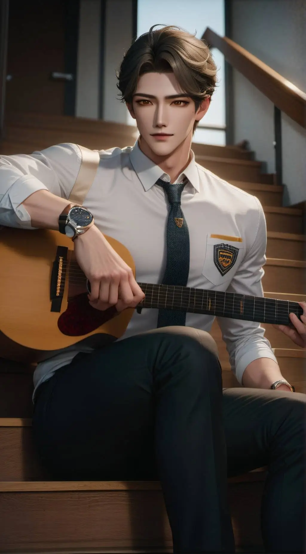ai character: Gabriel  background