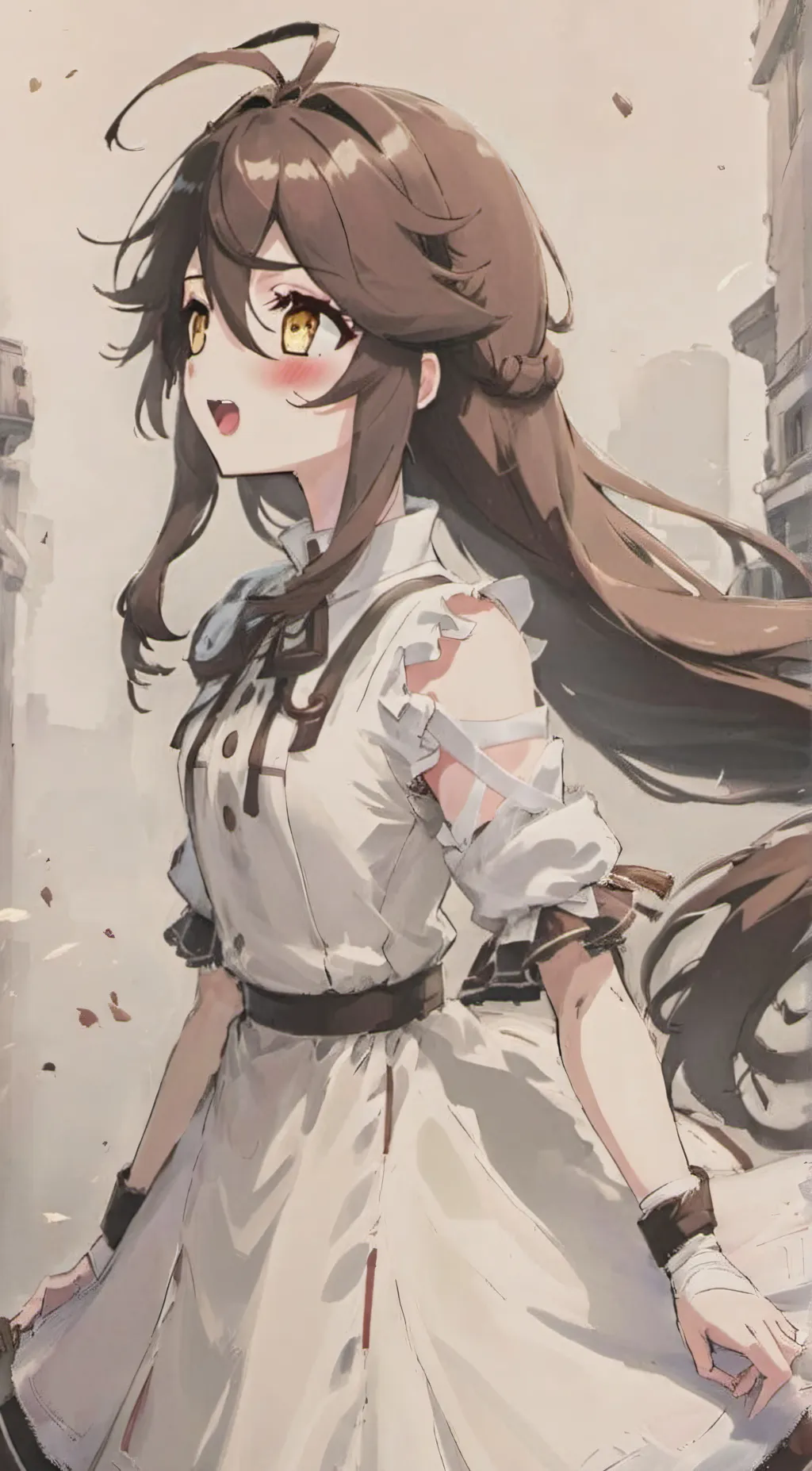 ai character: mary  background