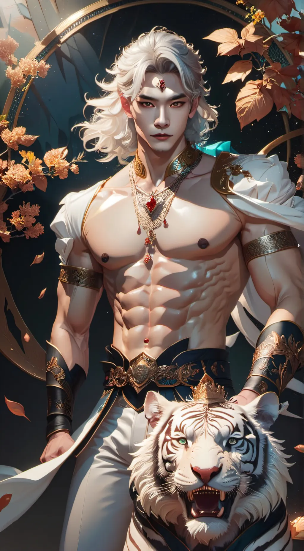 ai character: Hǔ zhàn background