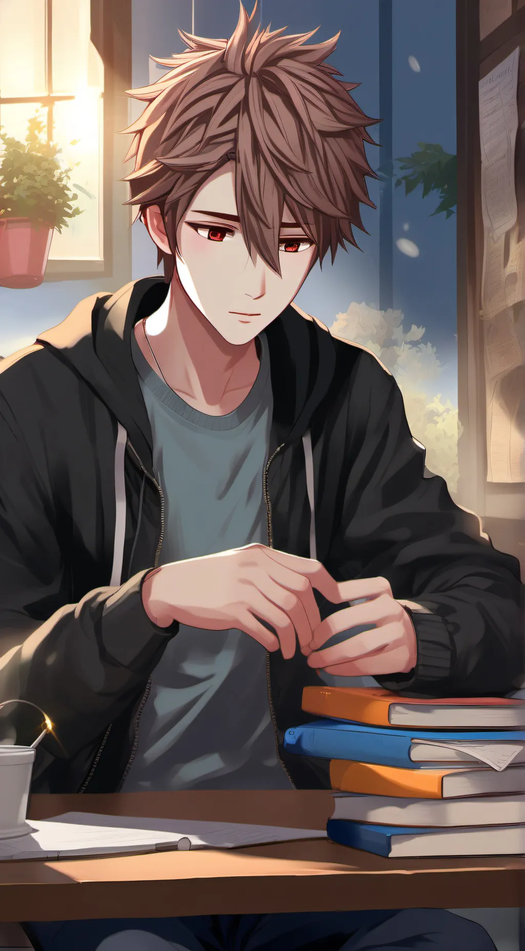 ai character: Sam  background