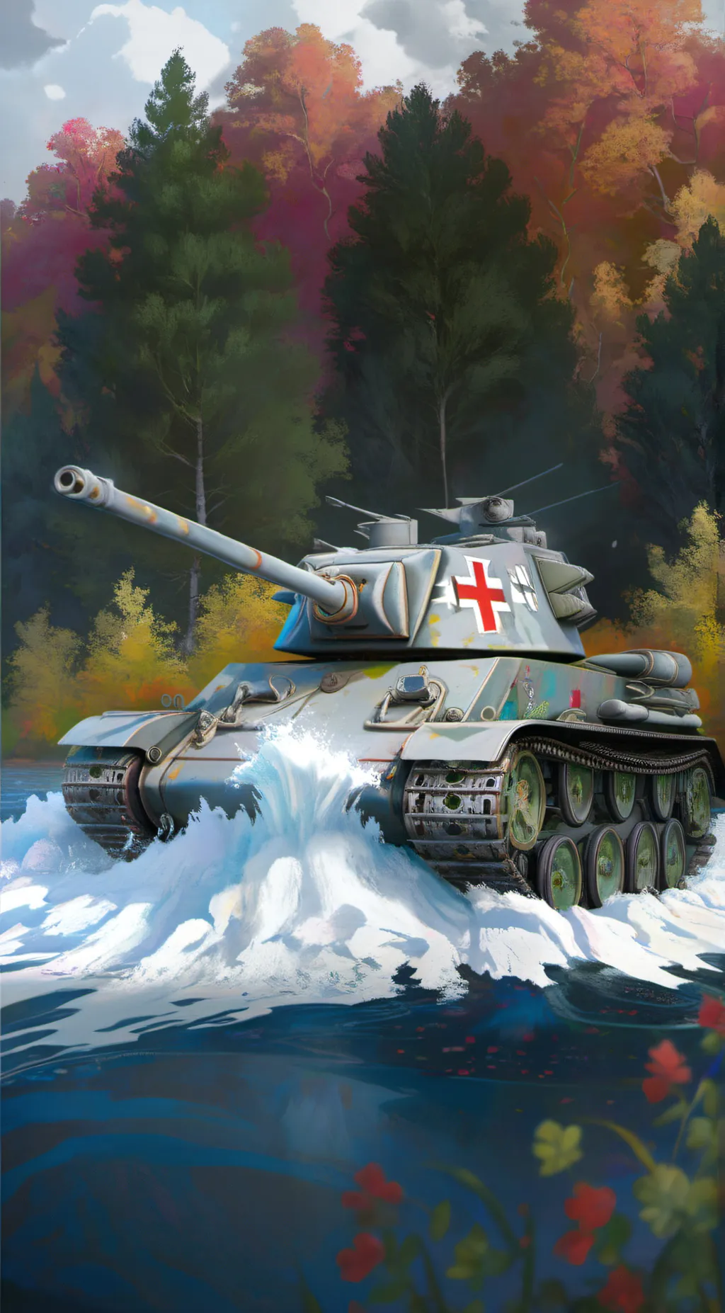ai character: Panzer of the lake background