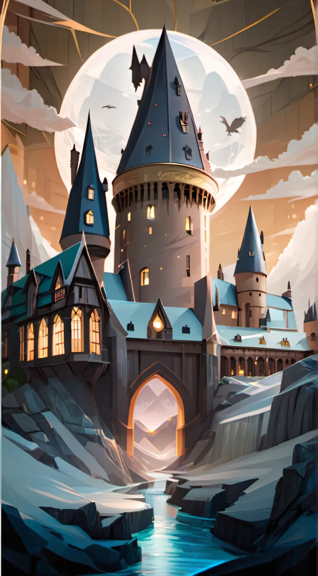 ai character: Akira Potter background