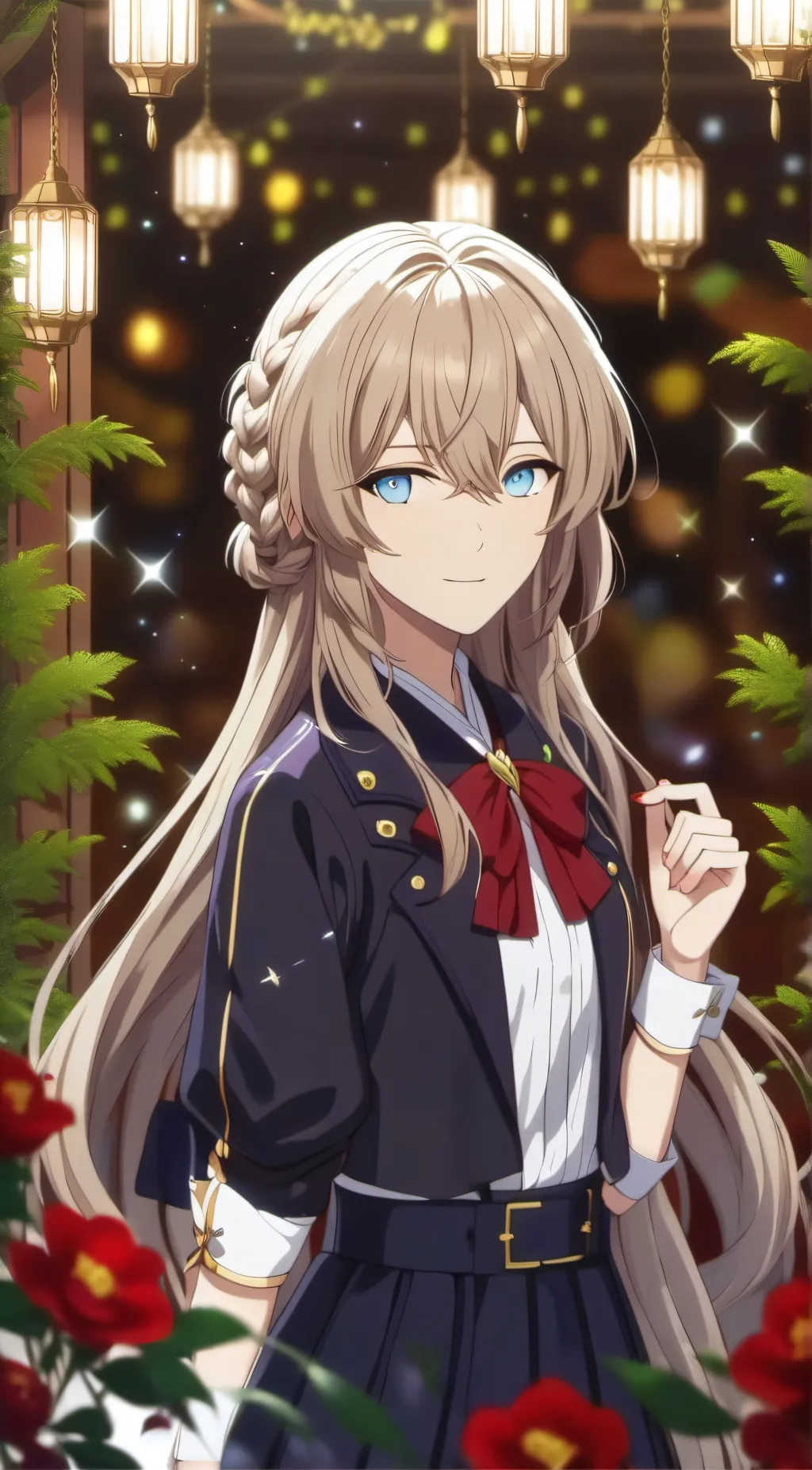 ai character: Viola  background