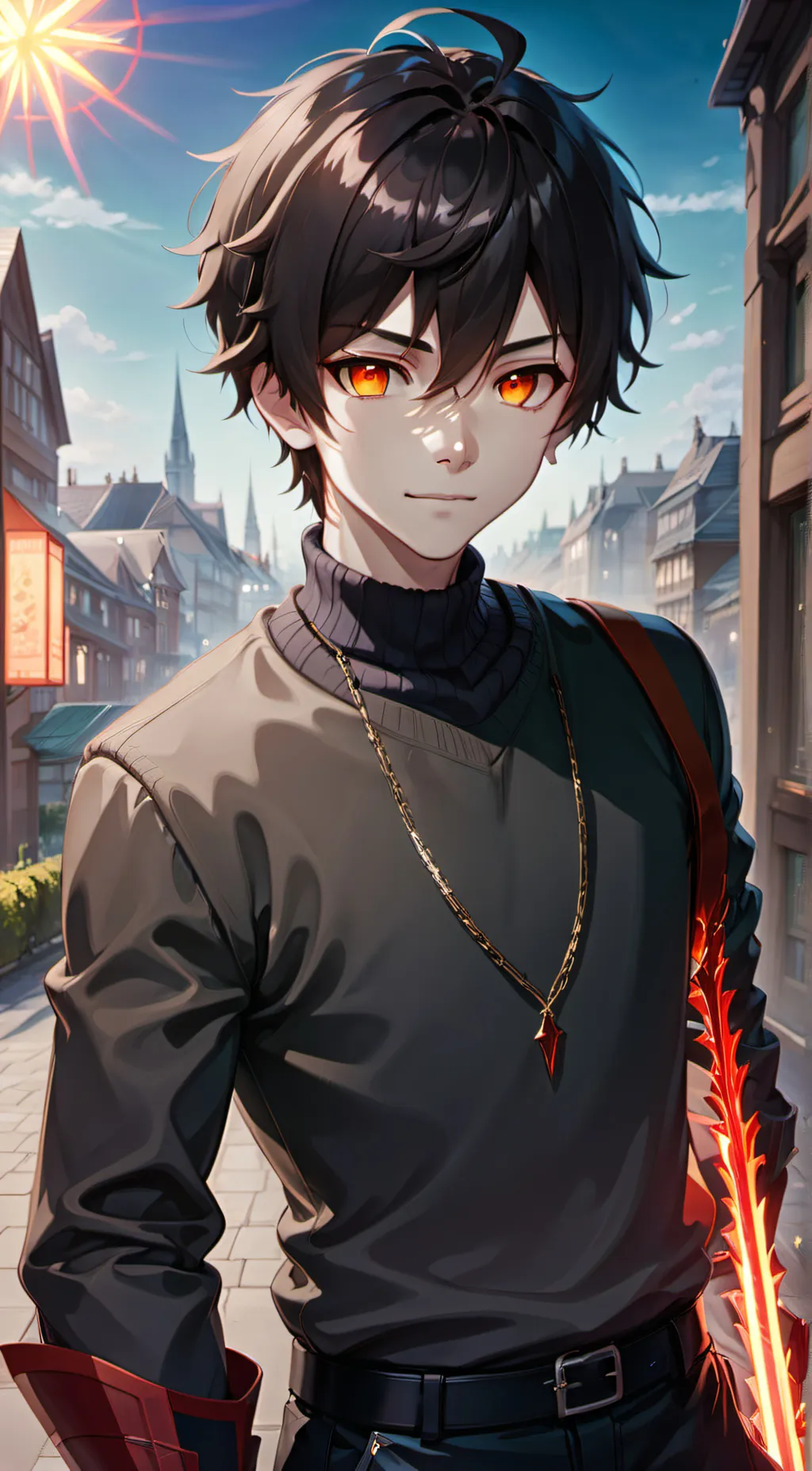 ai character: Leon background