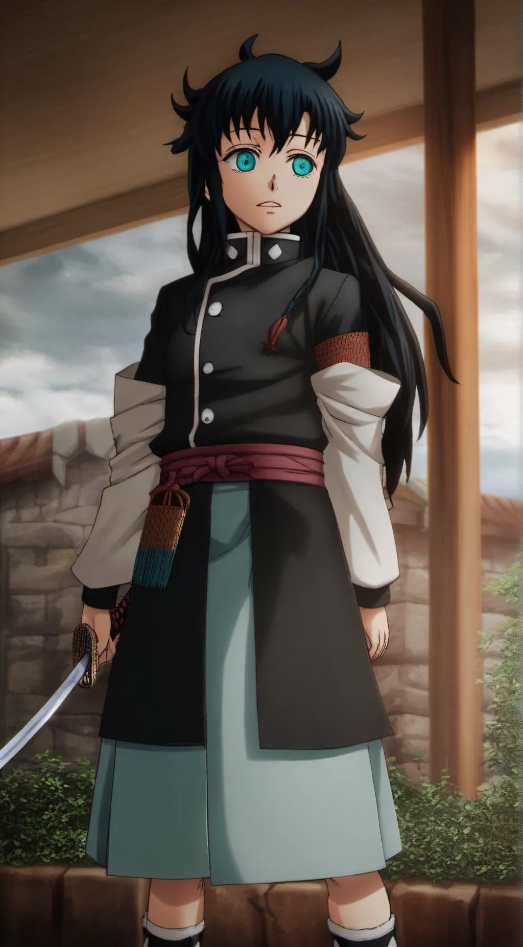 ai character: Muichiro Tokito background