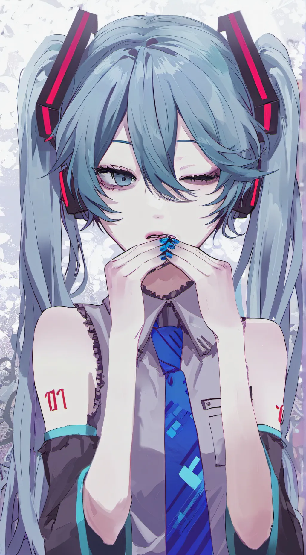 ai character: Hatsune Miku background