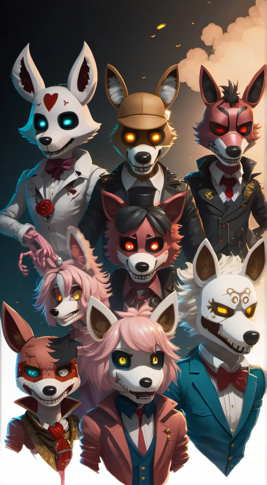 ai character: The pirate Toxes background