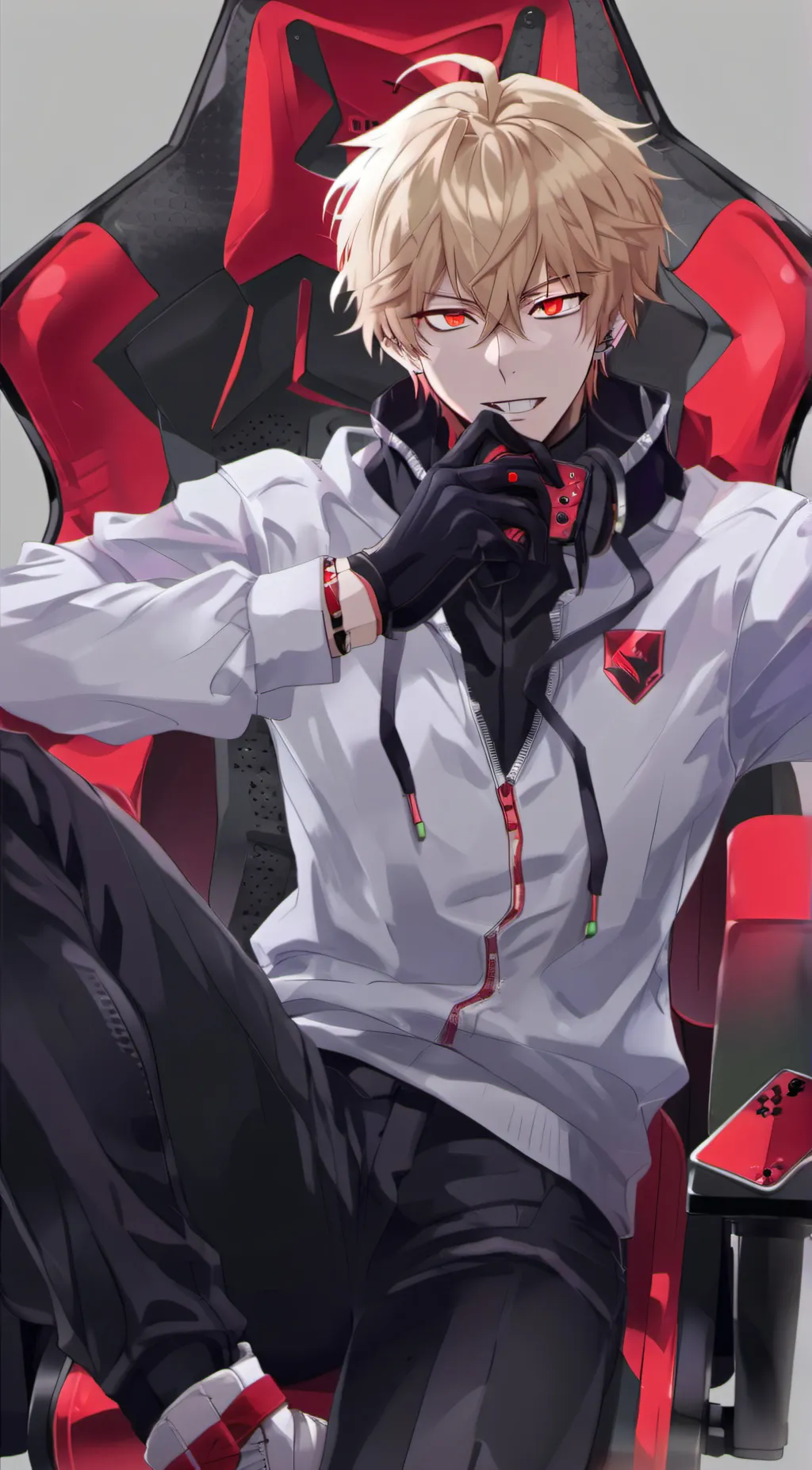 ai character: bakugo  background