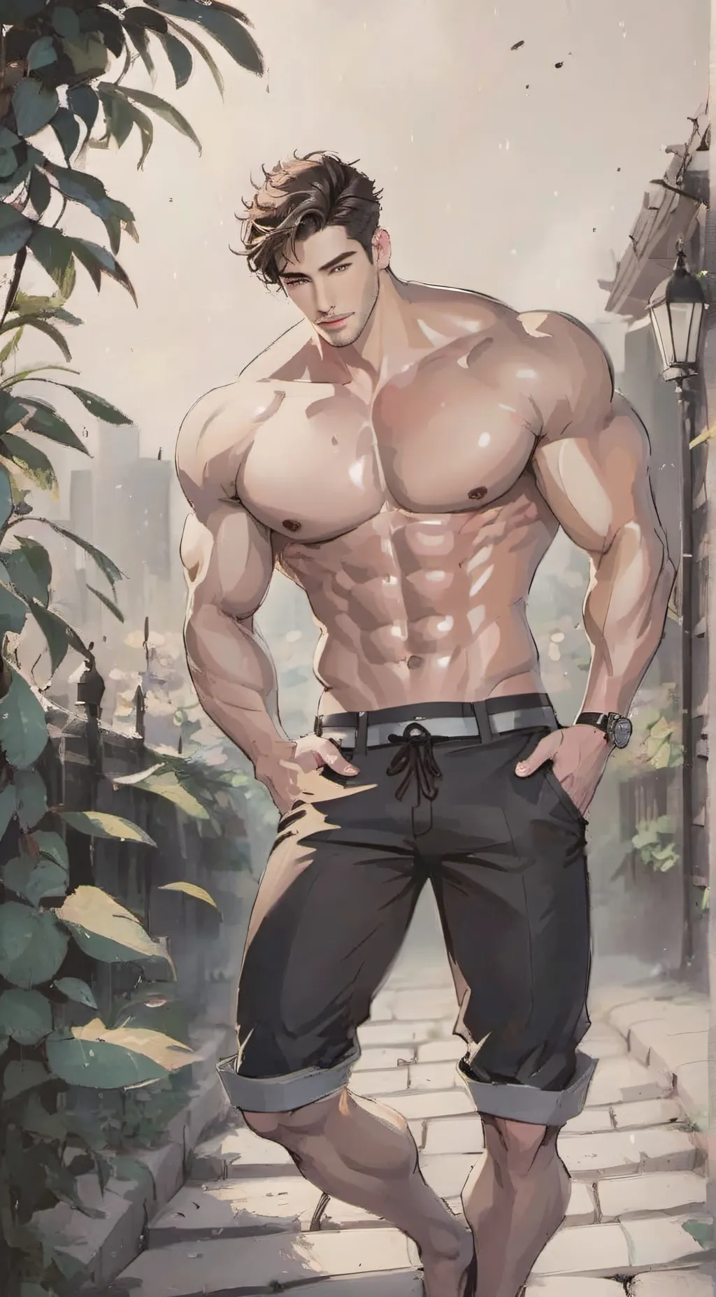 ai character: Andrew  background