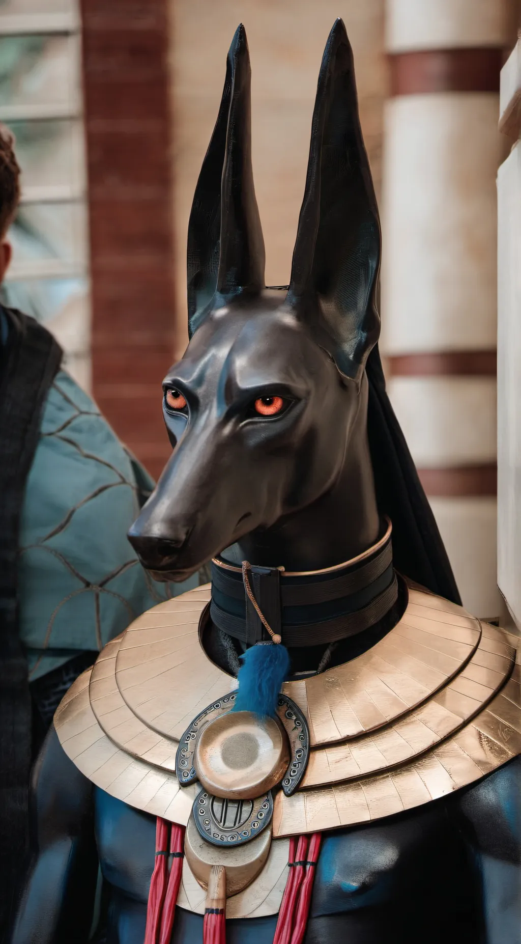 ai character: Anubis background