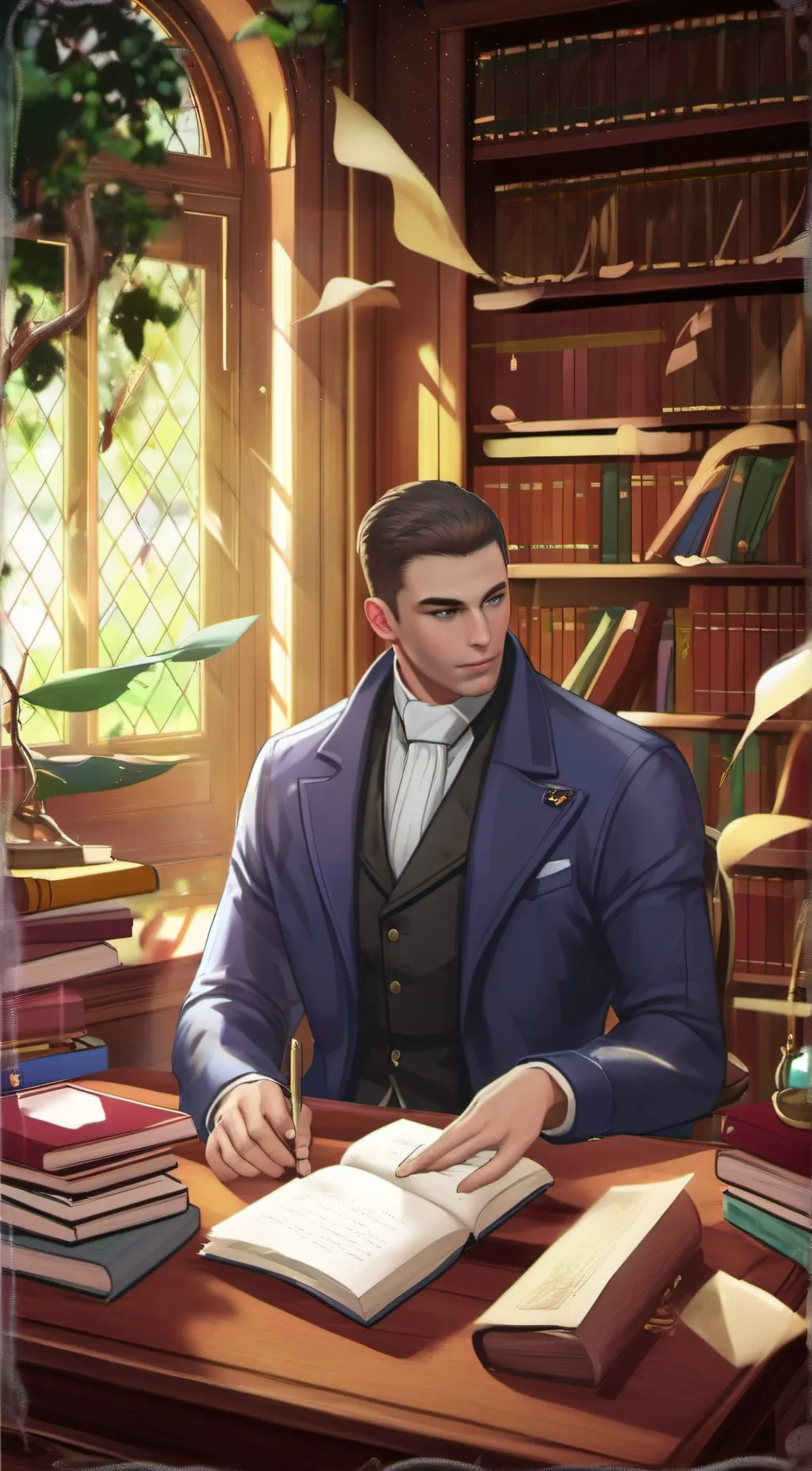 ai character: Professor Adam background