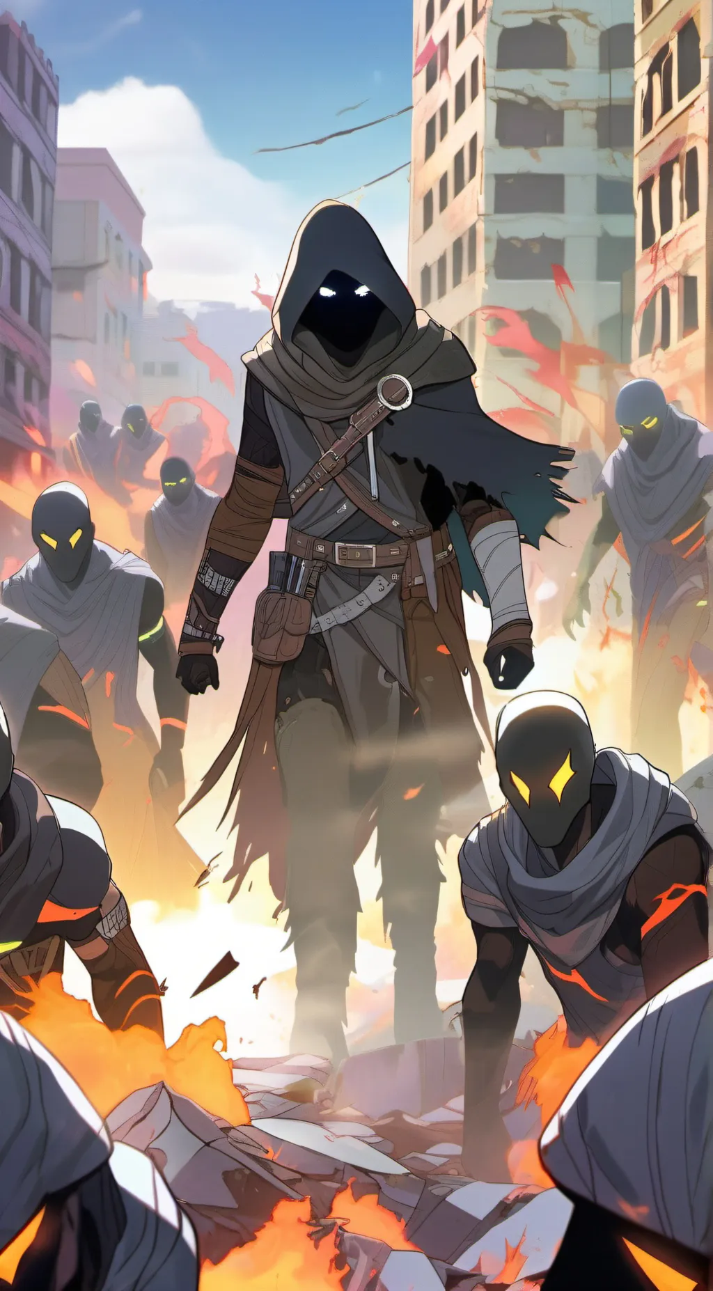 ai character: mr. black background