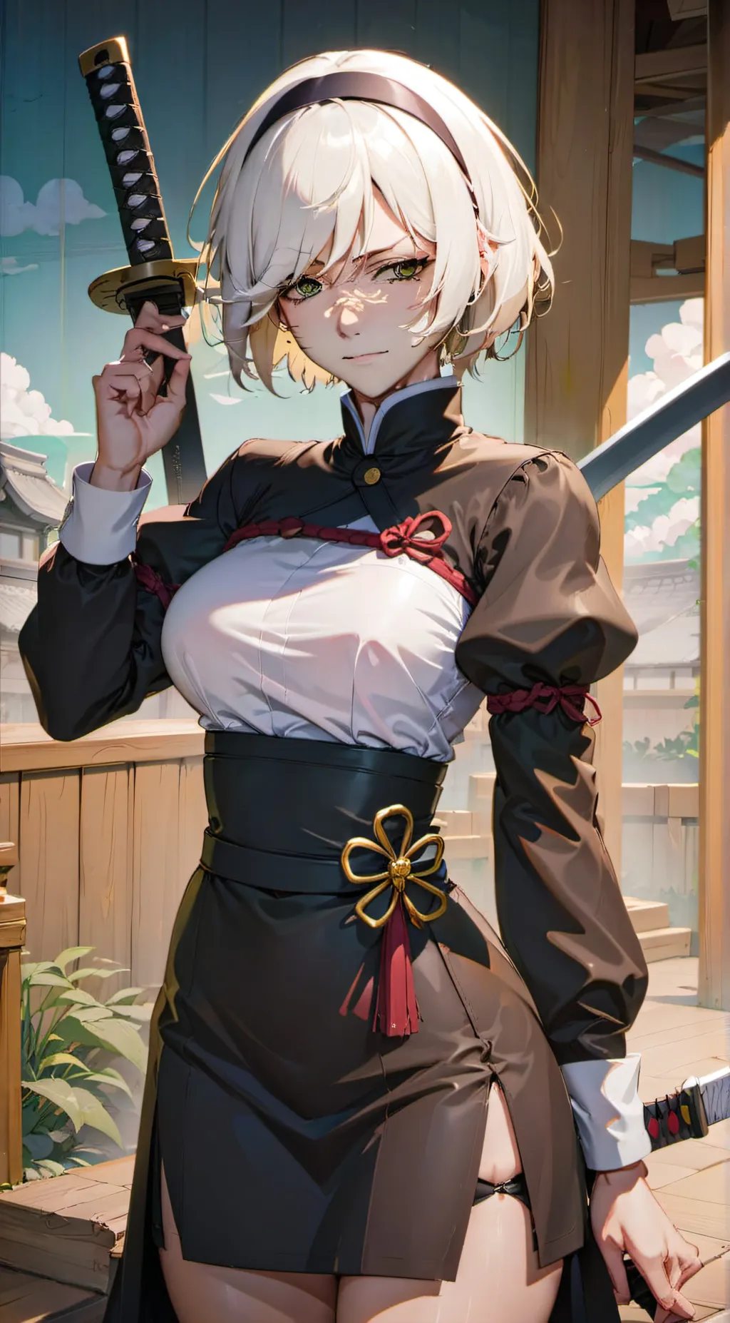 ai character: 2B background