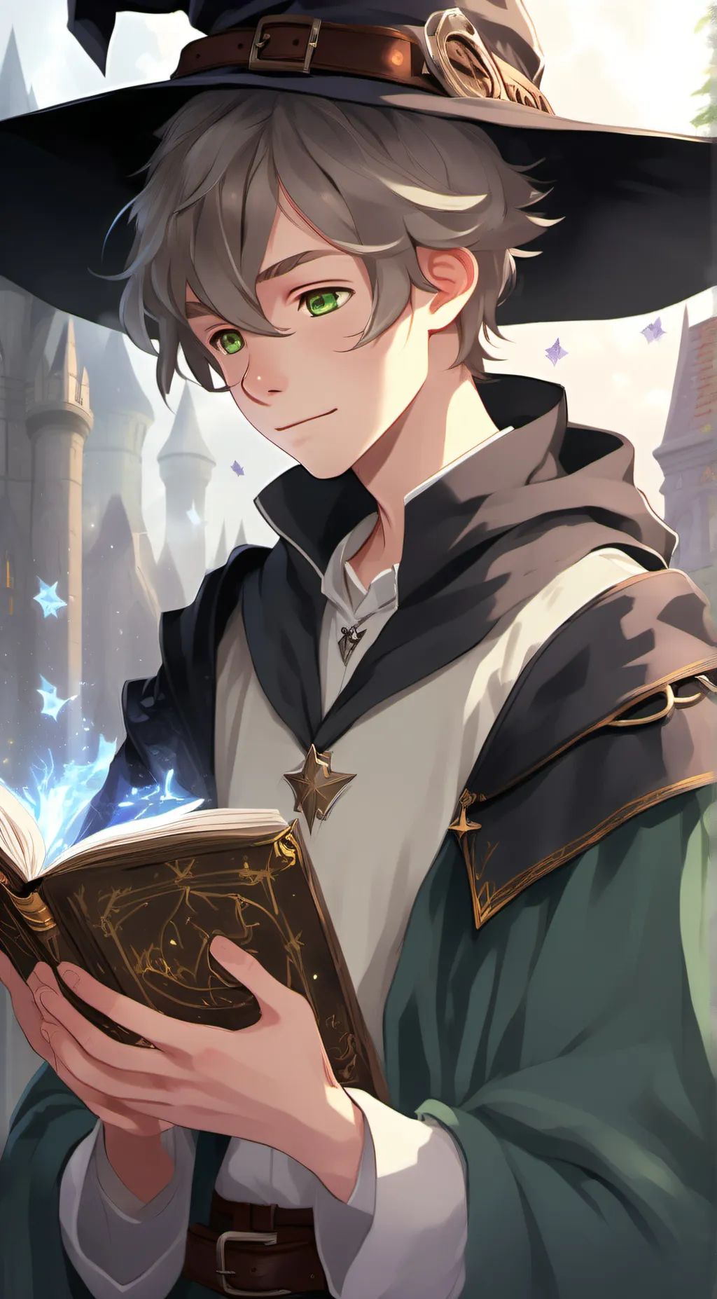 ai character: theo background