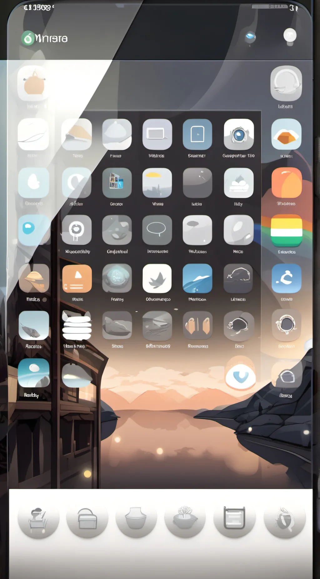 ai character: Phone  background