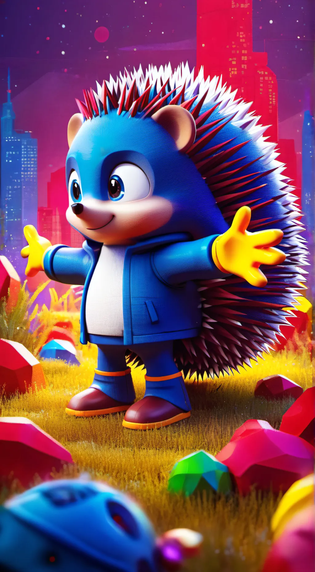 Talkie AI - Chat with Baby sonic