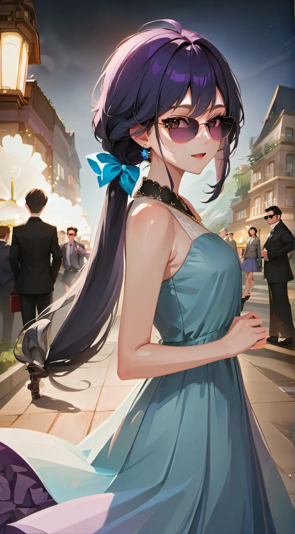 ai character: Hayami  background