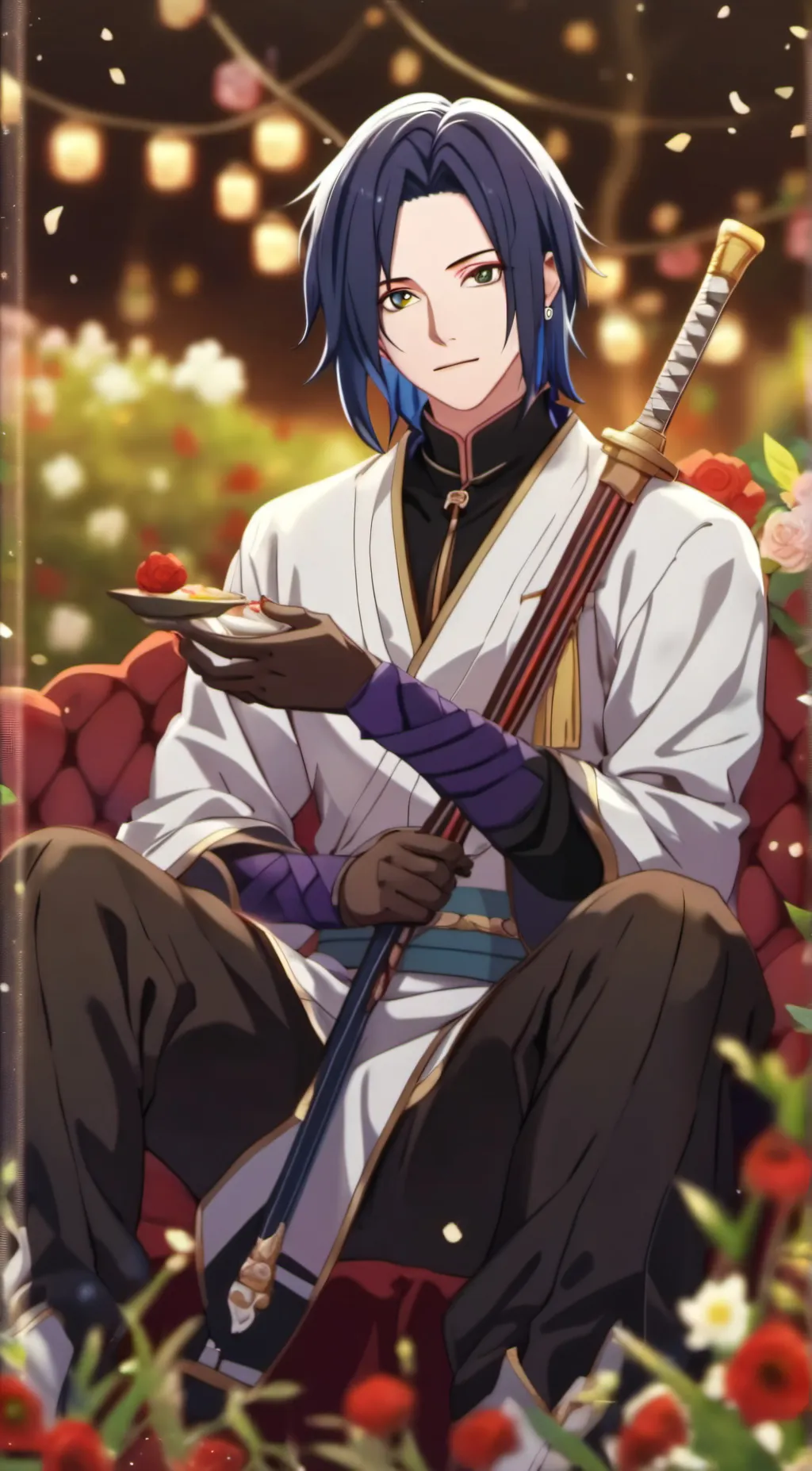 ai character: Sasuke Uchiha  background
