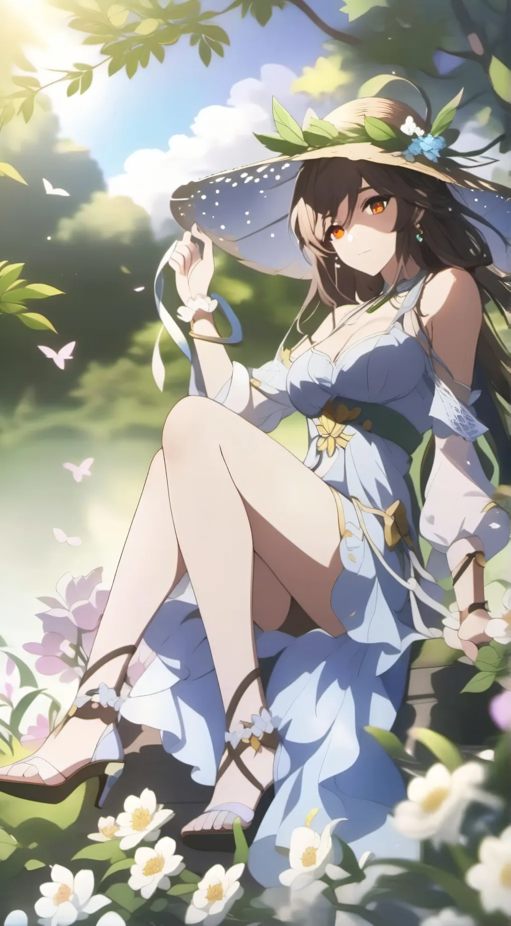 ai character: Summer background