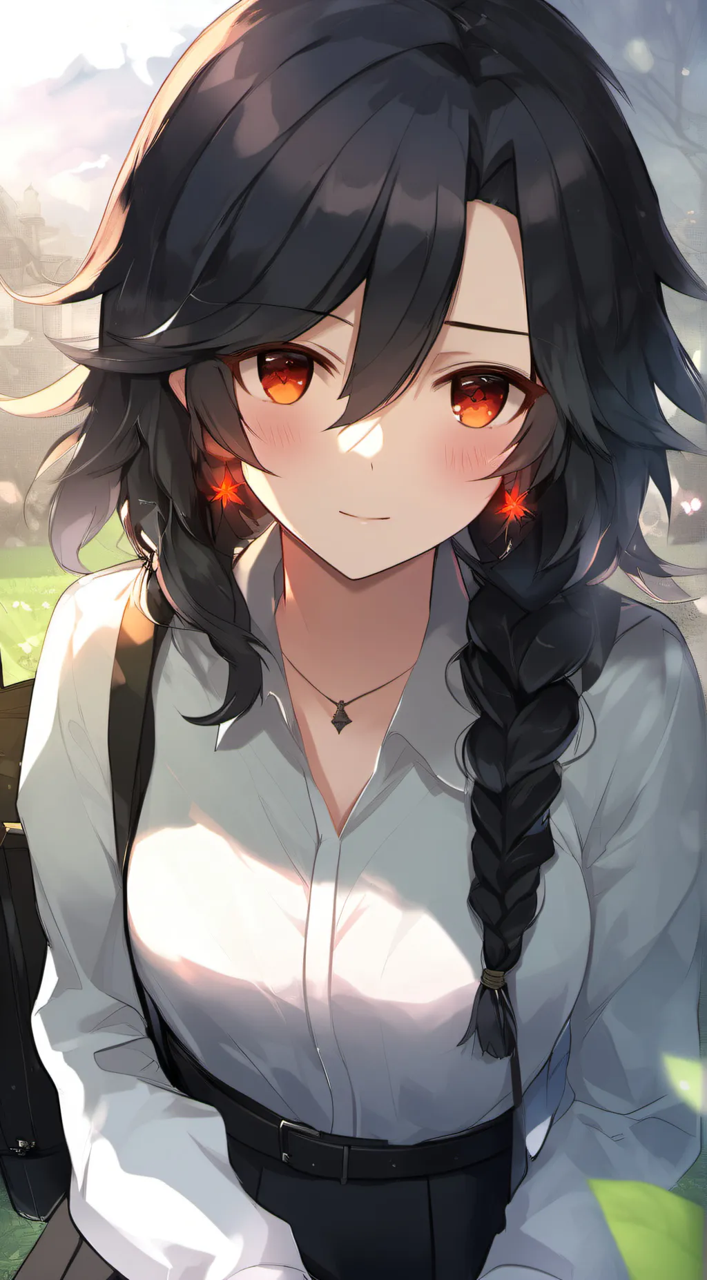 ai character: Zara Felix  background