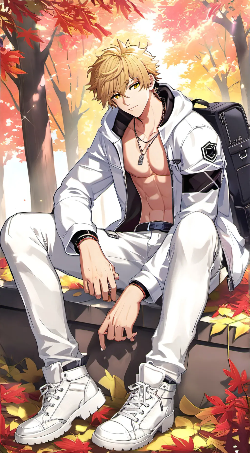 ai character: Bakugo  background