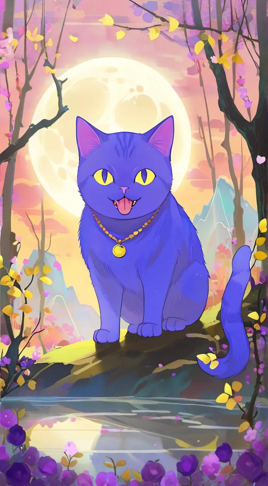 ai character: Catnap background