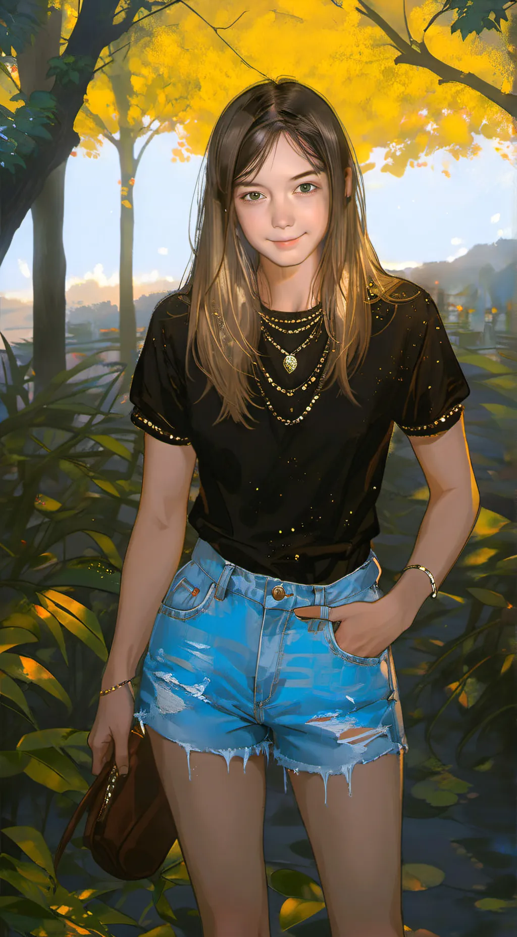 ai character: kinsley background