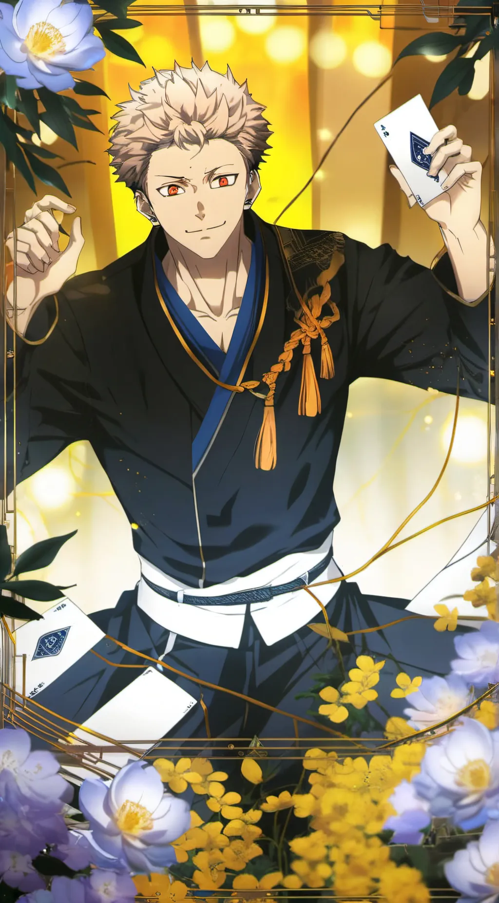 ai character: Ryomen sukuna background