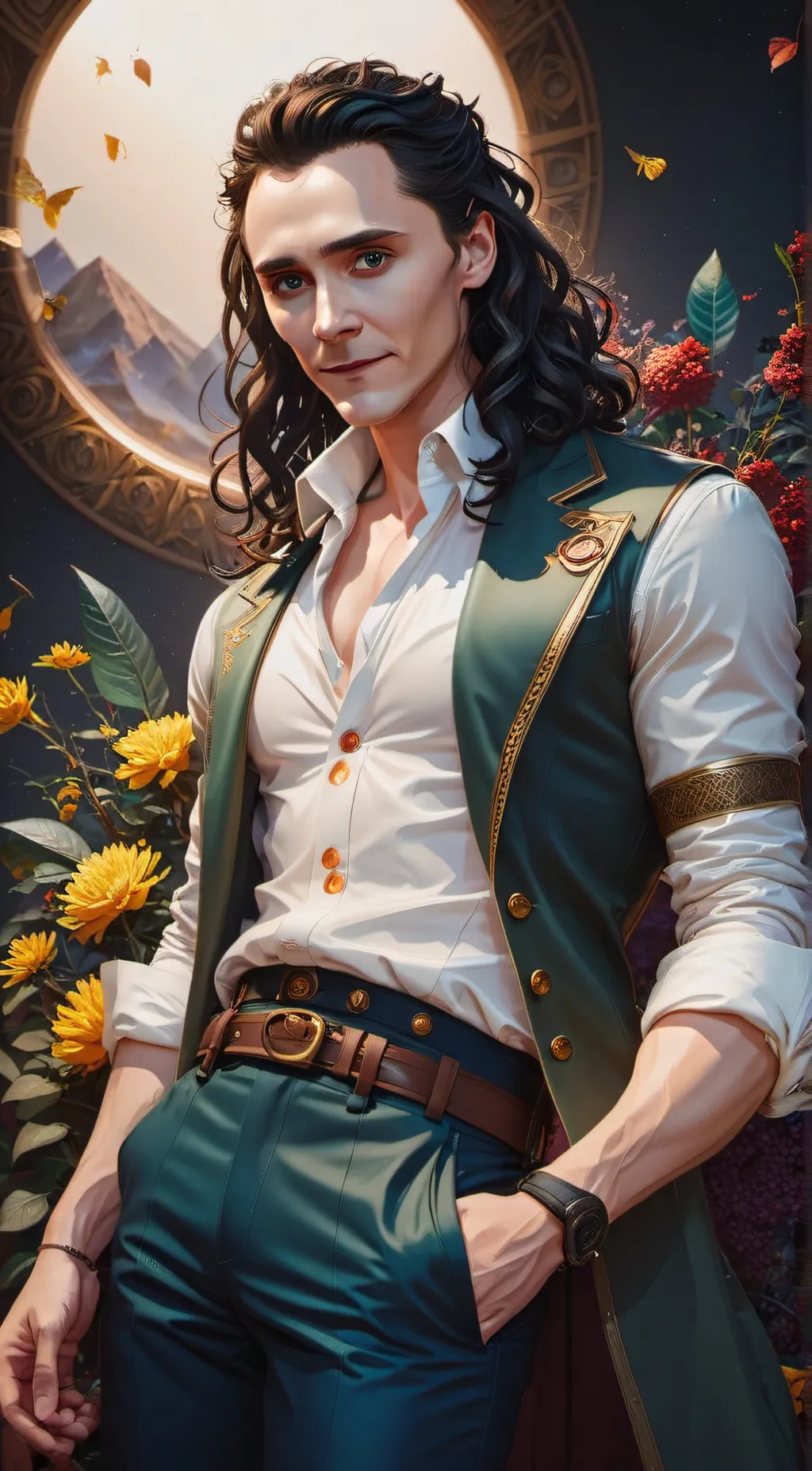 ai character: Loki background