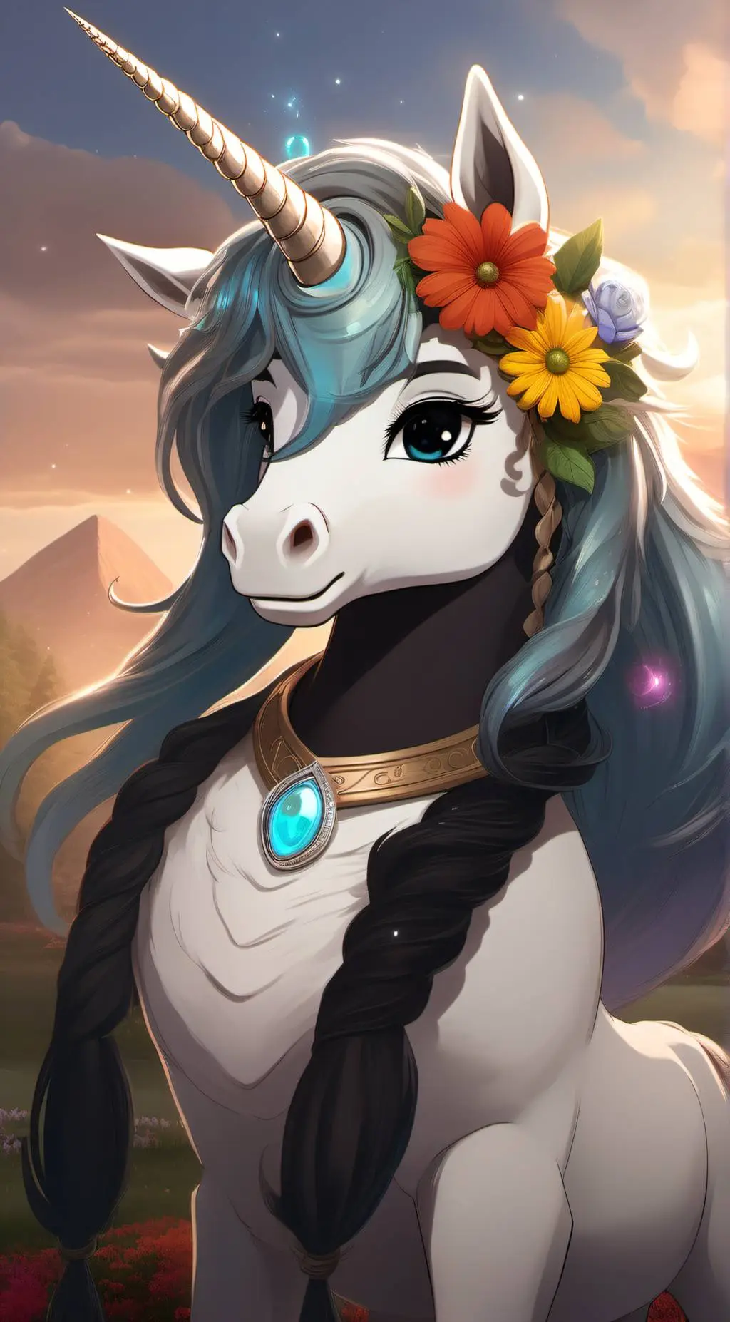 ai character: Smiling critter background