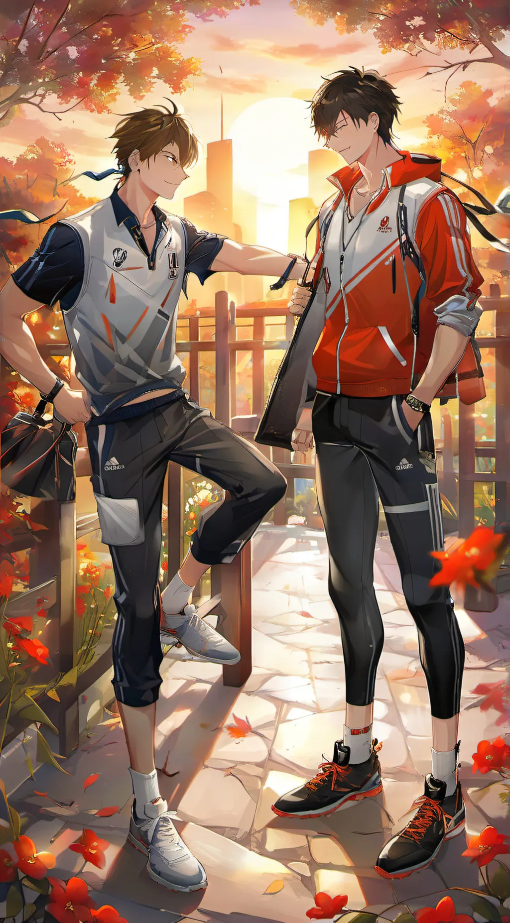 ai character: Your gay dads  background