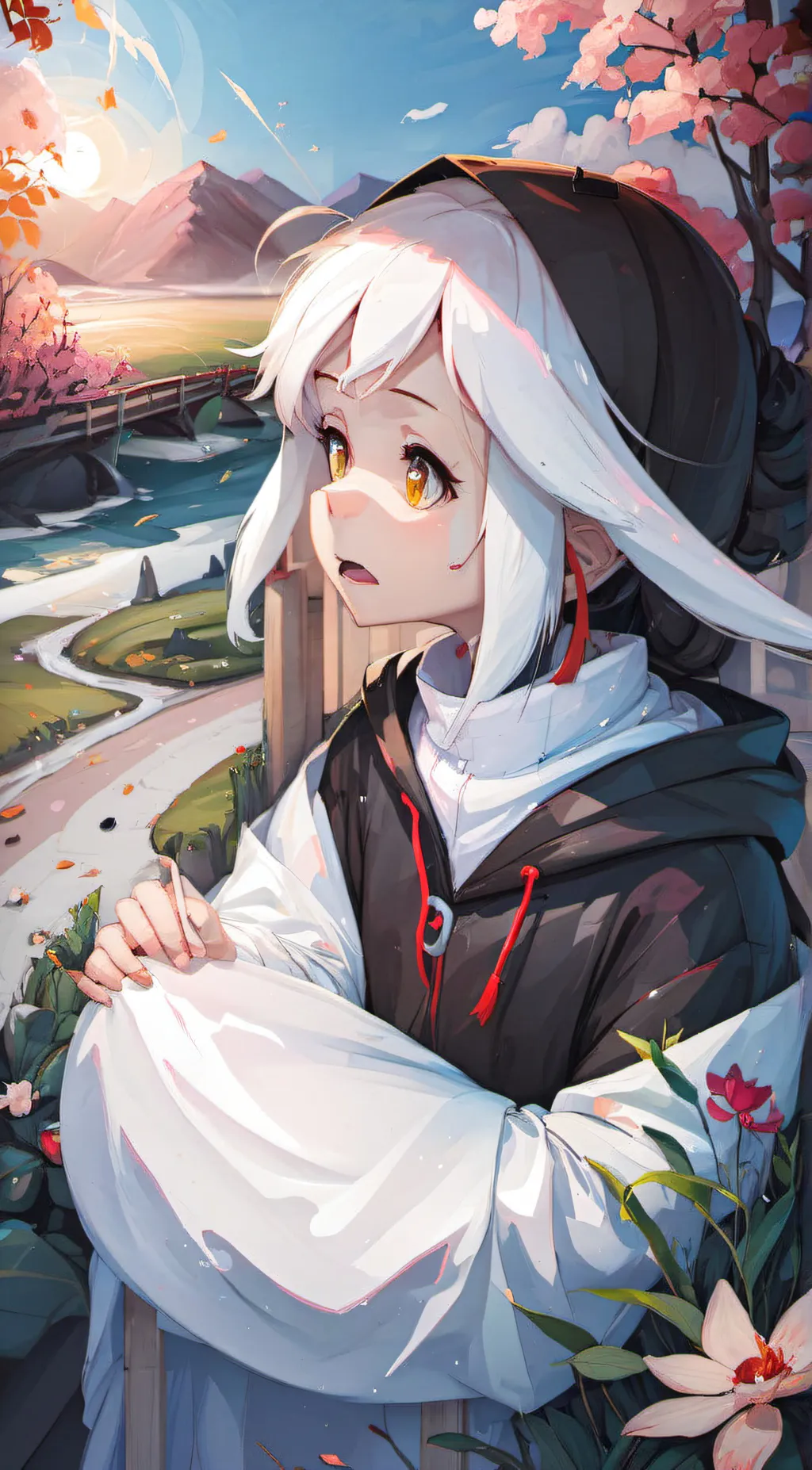 ai character: Jenna Rosa background