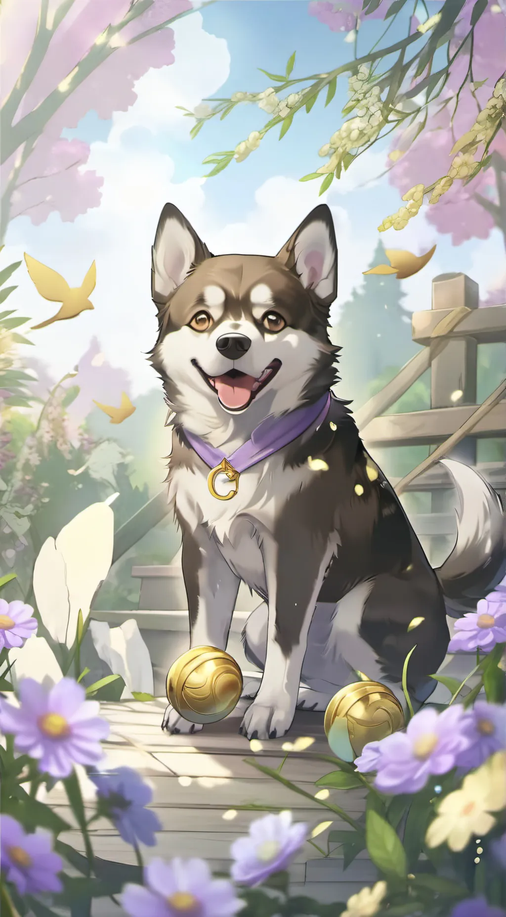 ai character: Dognight  background