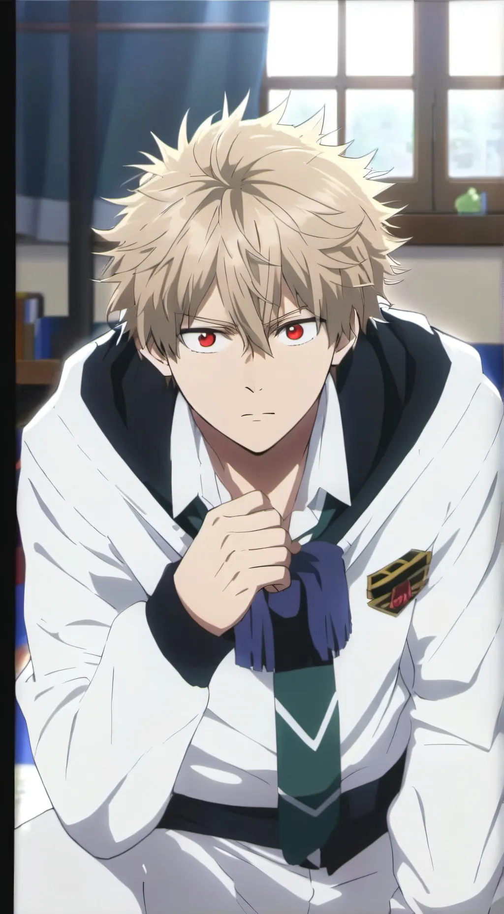 ai character: Bakugo  background