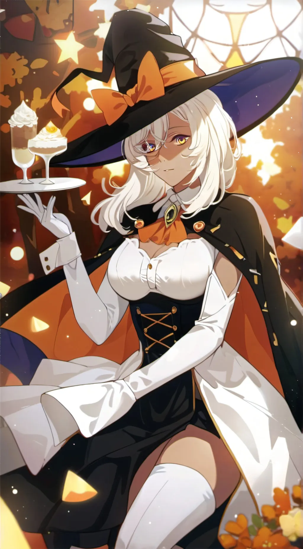 ai character: Latte Cookie background