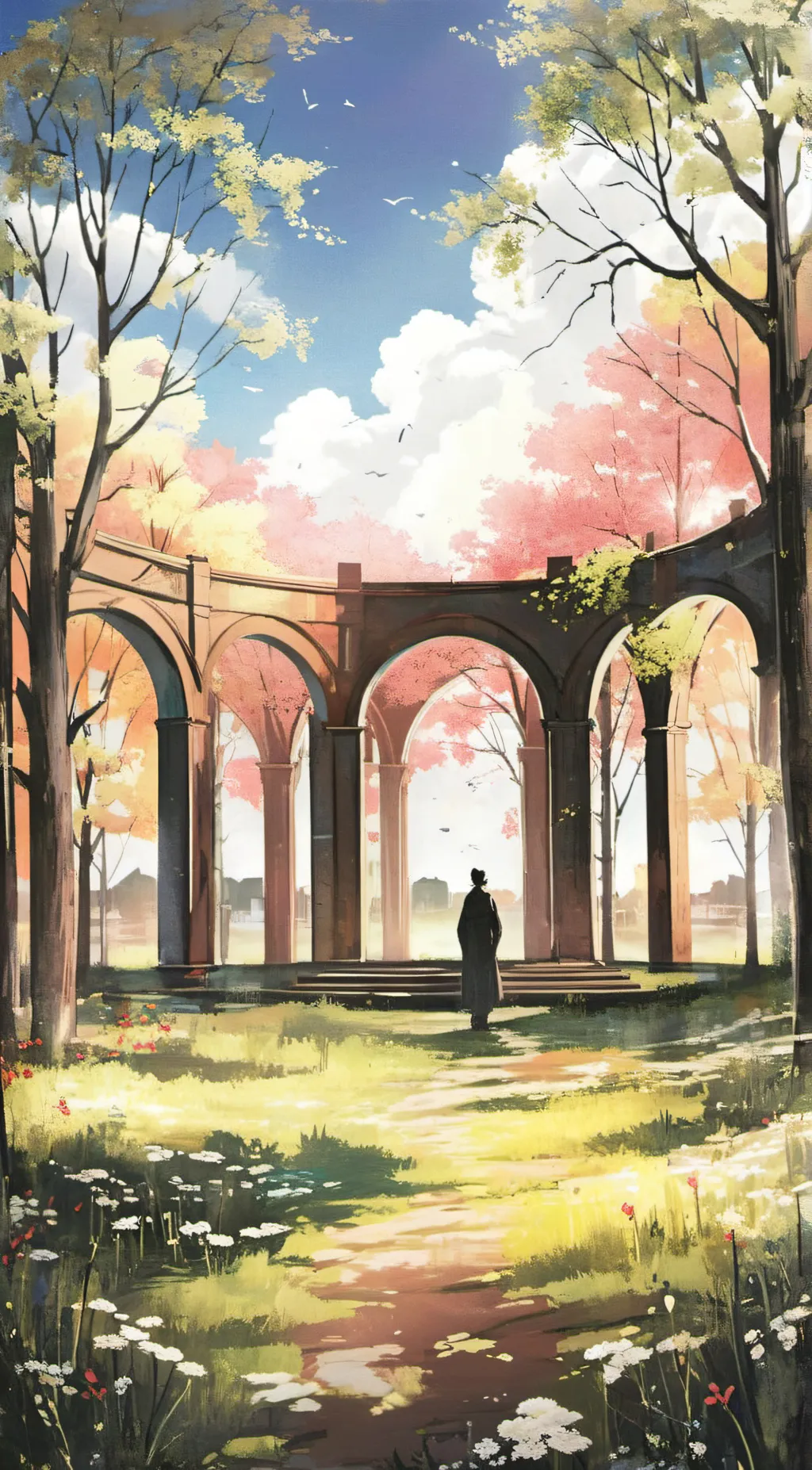 ai character: random background