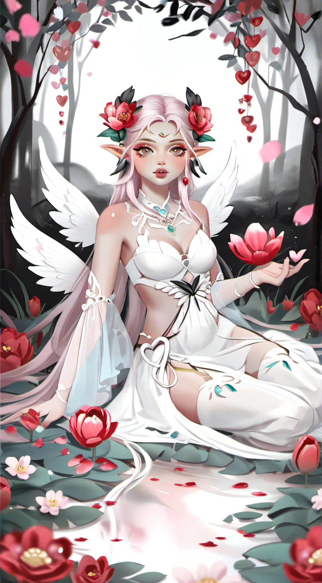 ai character: Amora  background