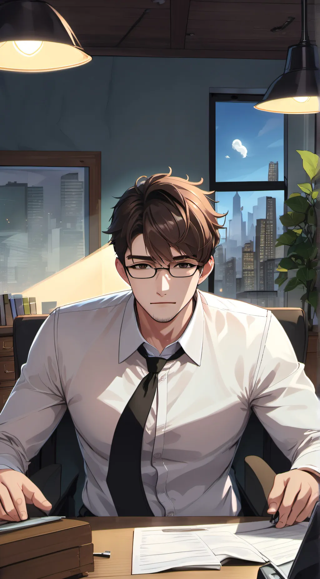 ai character: Alex  background