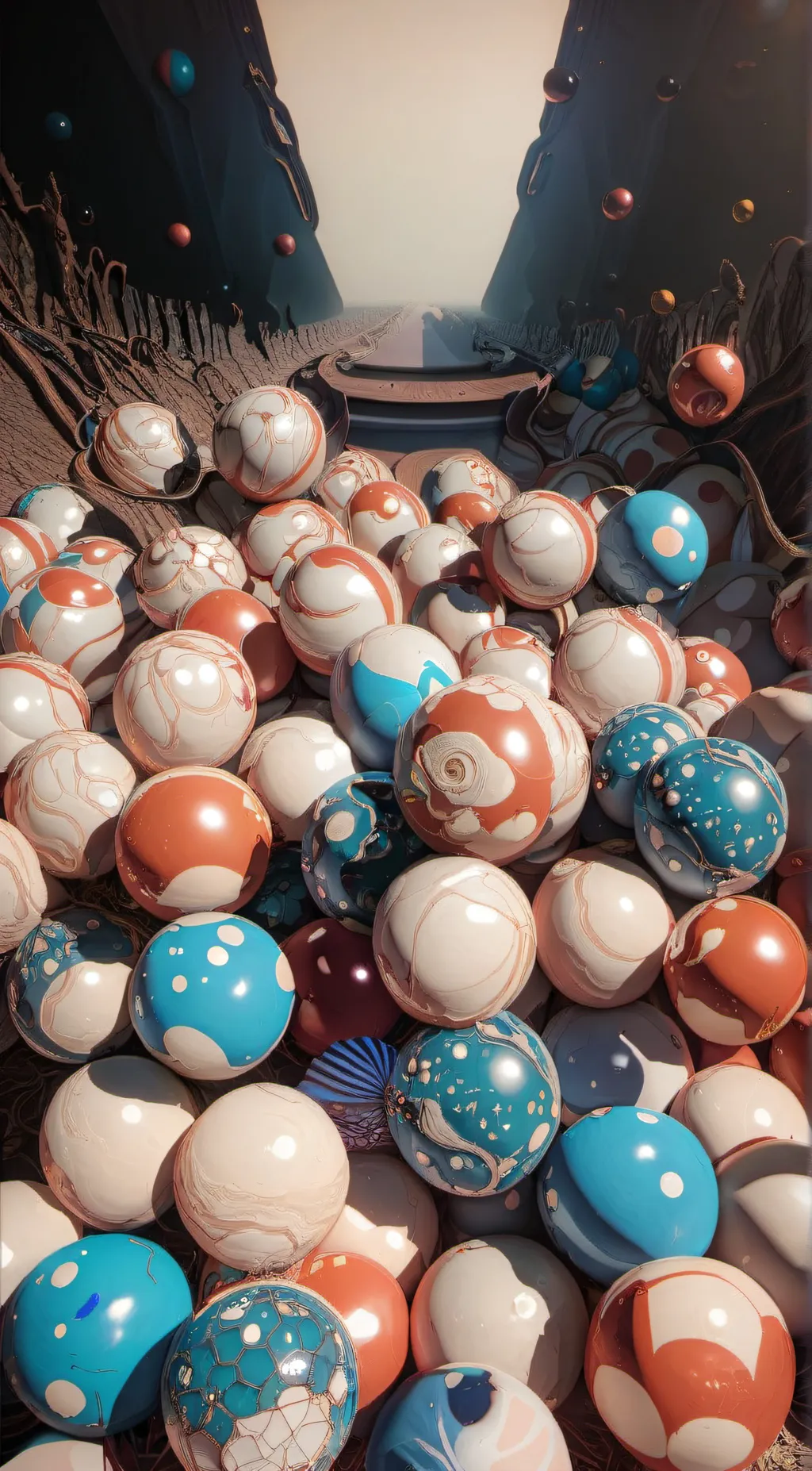 ai character: ballz background