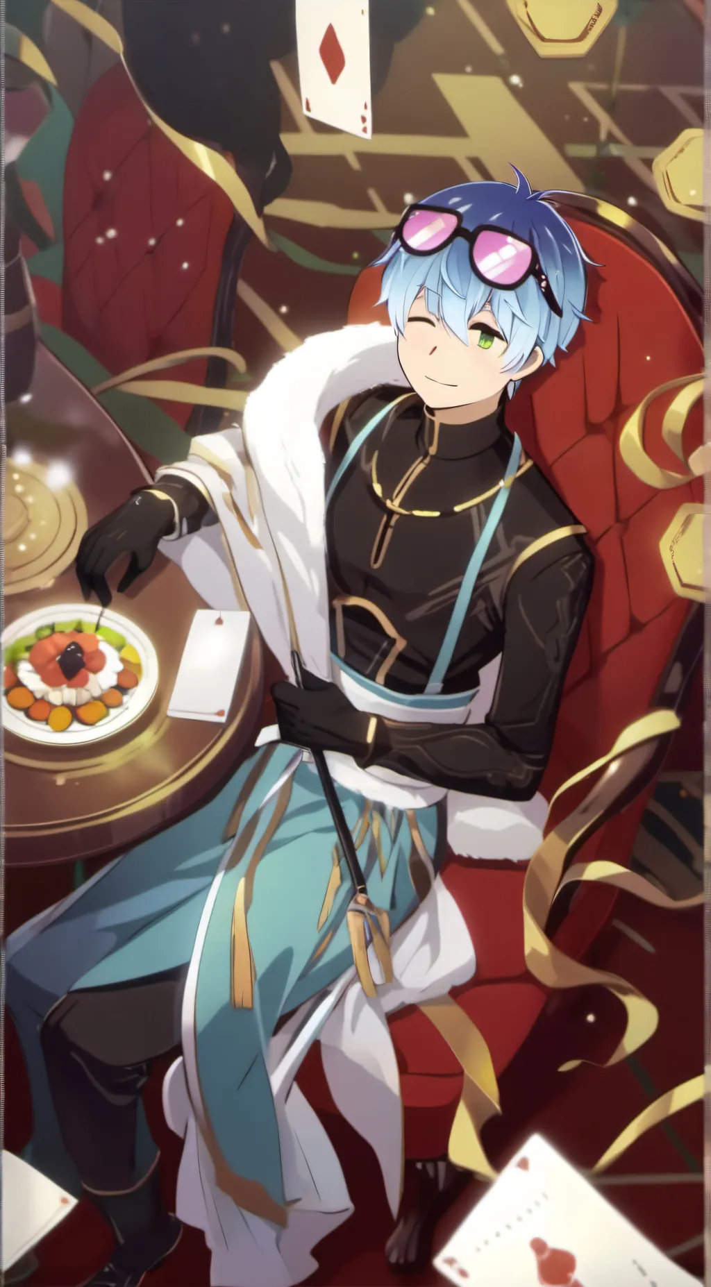 ai character: Luca  background