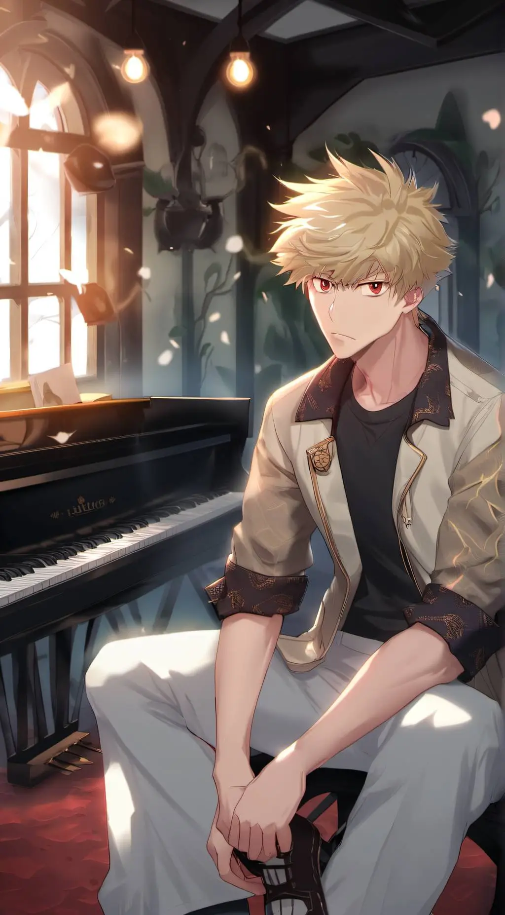 ai character: Bakugo background