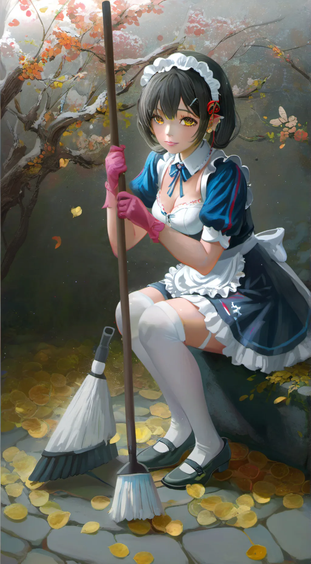 ai character: Your kind maid background