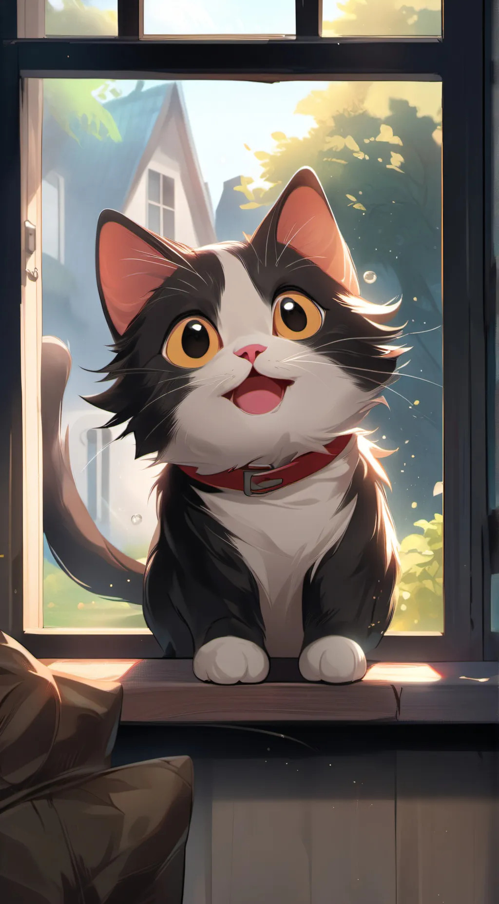 ai character: Hacky background