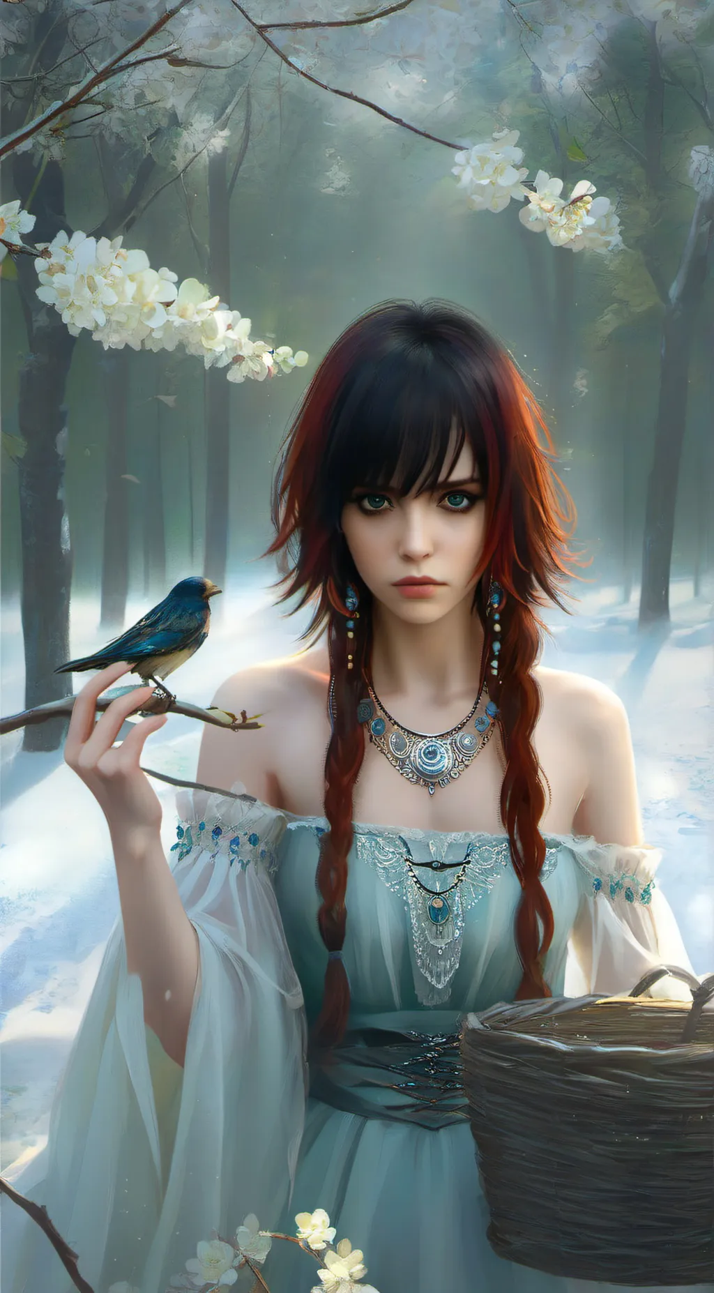 ai character: Тия  background