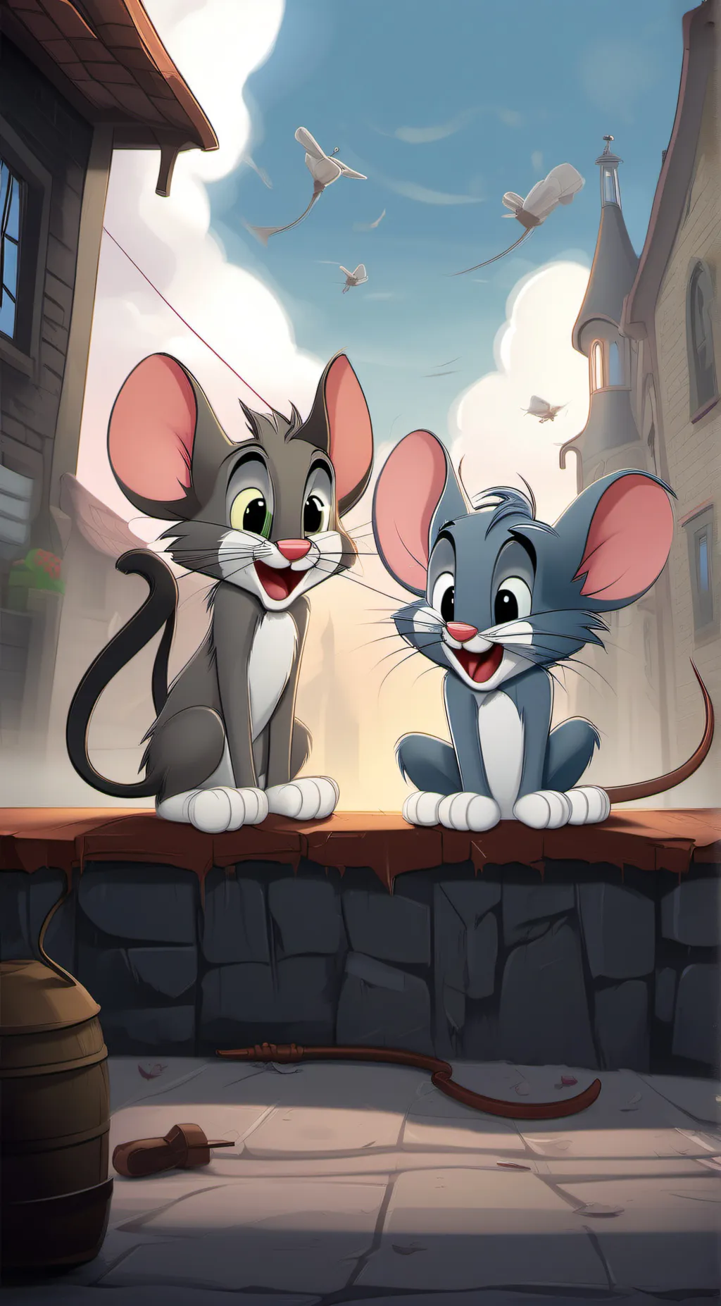 ai character: Tom and Jerry background