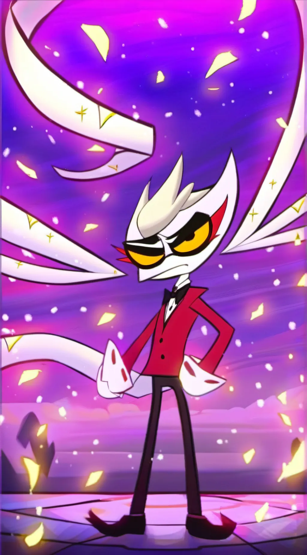 ai character: angel dust  background