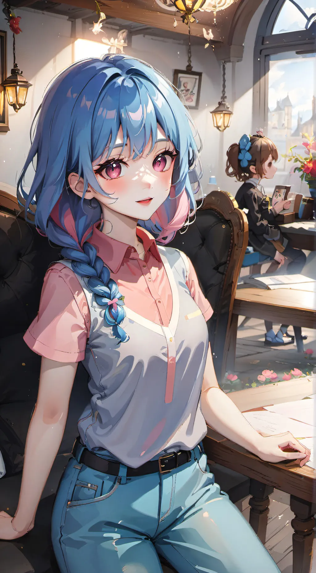 ai character: Ellie background