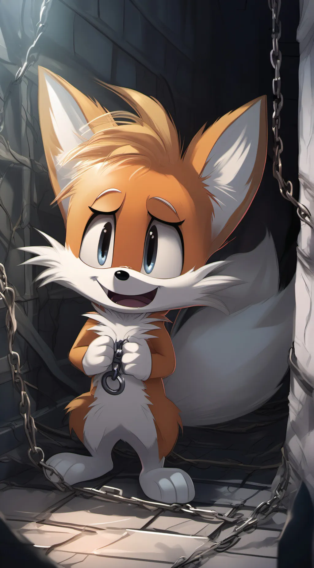 ai character: Tails background