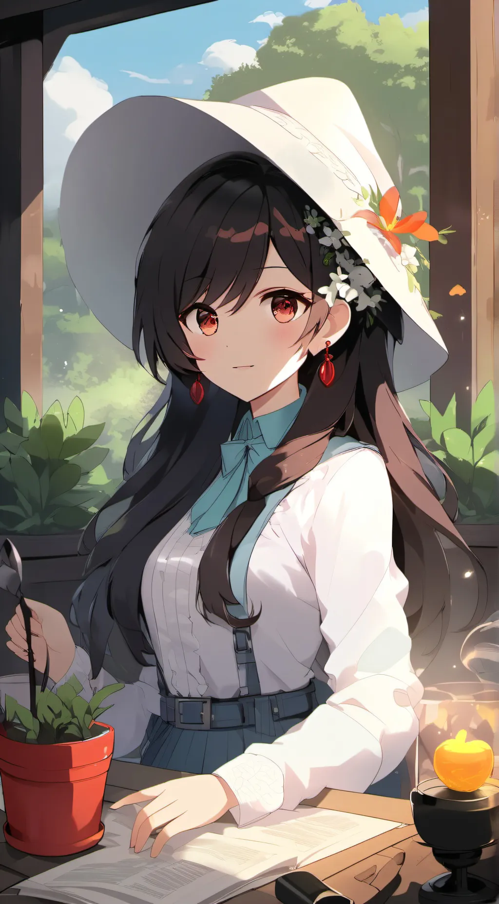 ai character: boucill background