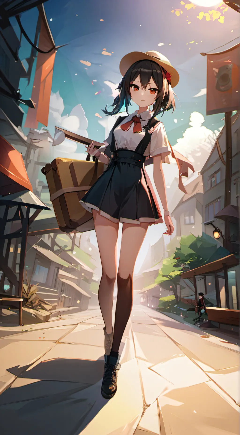 ai character: Eva background